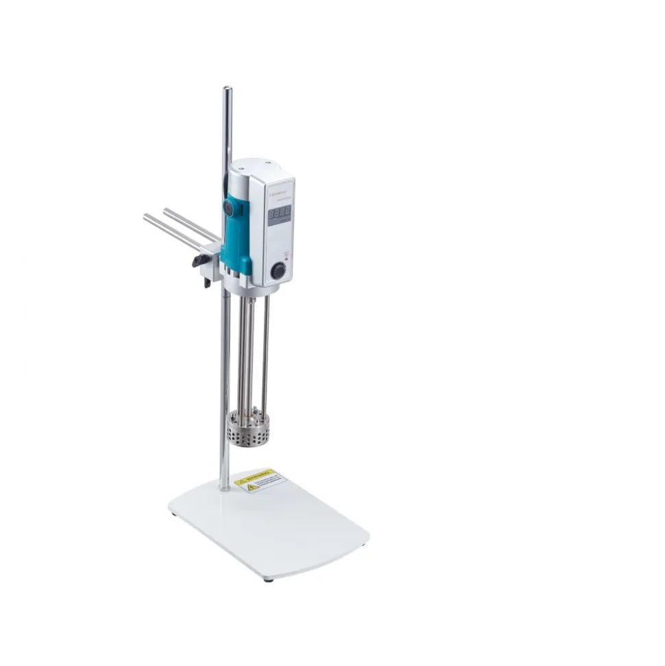 VEVOR Homogenizer, 500 W Laboratory High Speed Dispersing Homogenizer, 200-11000 RPM High Shear Lab Mixer Emulsification Machine, Digital Display Blender, Stainless Steel, for Cosmetics/Food Industry
