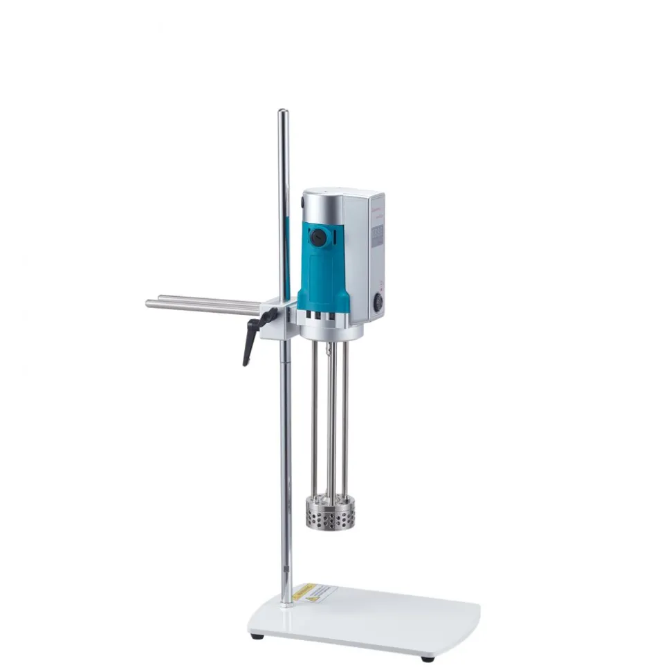 VEVOR Homogenizer, 500 W Laboratory High Speed Dispersing Homogenizer, 200-11000 RPM High Shear Lab Mixer Emulsification Machine, Digital Display Blender, Stainless Steel, for Cosmetics/Food Industry