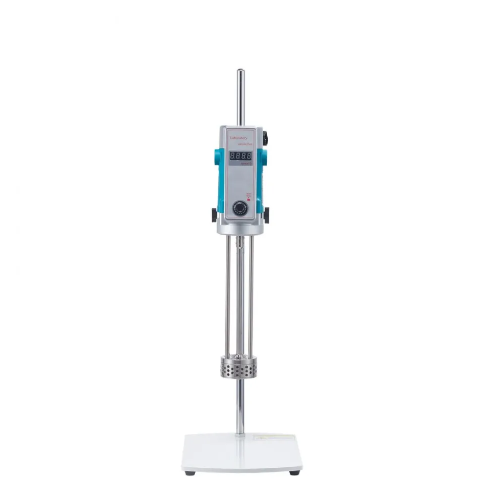 VEVOR Homogenizer, 500 W Laboratory High Speed Dispersing Homogenizer, 200-11000 RPM High Shear Lab Mixer Emulsification Machine, Digital Display Blender, Stainless Steel, for Cosmetics/Food Industry