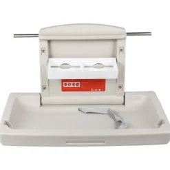 VEVOR Horizontal Baby Changing Table Wall-mounted Baby Diaper Changing Station Vertical Fold Down Baby Changing Table