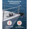 VEVOR Horizontal Fishing Windlass, 12V DC 600W, Windlass Anchor Systems Fit for 1/4-Inch Chain or 9/16 & 5/8 Inch Nylon Rope, Max Pull 573 lbs, 316 Stainless Steel Construction, for Boats 23-29.5 ft