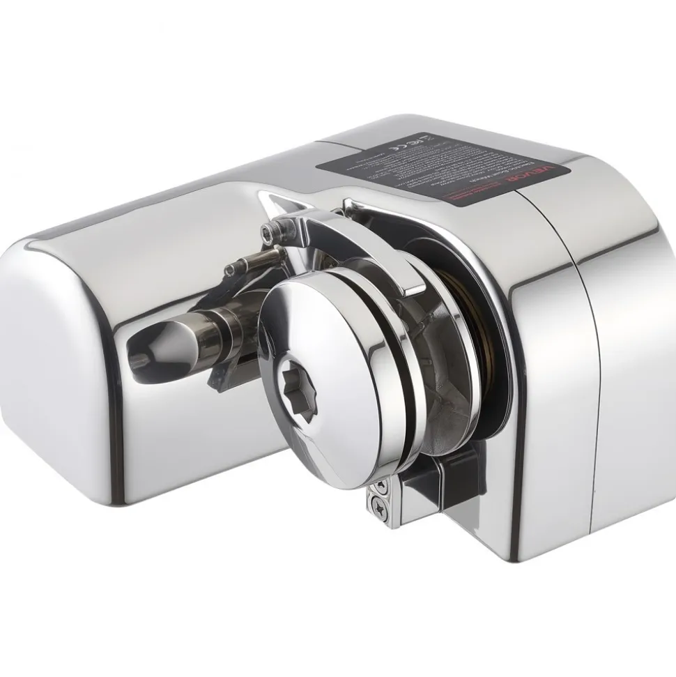 VEVOR Horizontal Fishing Windlass, 12V DC 600W, Windlass Anchor Systems Fit for 1/4-Inch Chain or 9/16 & 5/8 Inch Nylon Rope, Max Pull 573 lbs, 316 Stainless Steel Construction, for Boats 23-29.5 ft