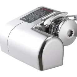 VEVOR Horizontal Fishing Windlass, 12V DC 600W, Windlass Anchor Systems Fit for 1/4-Inch Chain or 9/16 & 5/8 Inch Nylon Rope, Max Pull 573 lbs, 316 Stainless Steel Construction, for Boats 23-29.5 ft