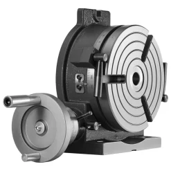 VEVOR Horizontal Vertical Rotary Table 8 in Precision Milling Rotary Table, with T-Slot & Graduated Scale, Worm Gear Adjustment, Cast Iron, Precision Indexing, for Milling Machines & Drill Presses