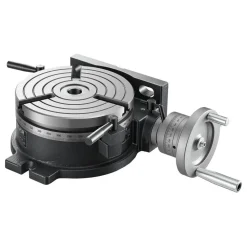 VEVOR Horizontal Vertical Rotary Table 8 in Precision Milling Rotary Table, with T-Slot & Graduated Scale, Worm Gear Adjustment, Cast Iron, Precision Indexing, for Milling Machines & Drill Presses