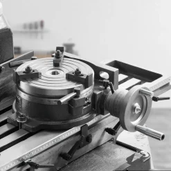 VEVOR Horizontal Vertical Rotary Table 8 in Precision Milling Rotary Table, with T-Slot & Graduated Scale, Worm Gear Adjustment, Cast Iron, Precision Indexing, for Milling Machines & Drill Presses