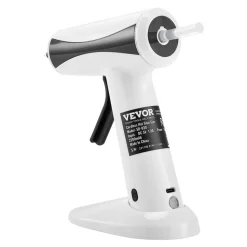 VEVOR Hot Glue Gun, Rechargeable Cordless Glue Gun, Mini Wireless Hot Glue Gun Kit with 2200mAh Battery, 20 Pcs Glue Sticks, Fast Preheating & High Temp, for Crafts, Arts, DIY, Quick Home Repairs