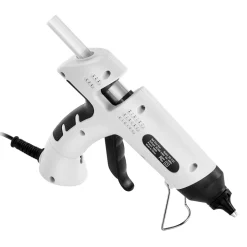 VEVOR Hot Glue Gun, 60/100W Dual Power, Mini Hot Glue Gun with 20 Premium Glue Sticks and Oxford Cloth Bag, Fast Preheating & High Temp Melt Glue Gun for Crafts, Arts, DIY, Quick Home Repairs, White