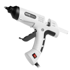 VEVOR Hot Glue Gun, 60/100W Dual Power, Mini Hot Glue Gun with 20 Premium Glue Sticks and Oxford Cloth Bag, Fast Preheating & High Temp Melt Glue Gun for Crafts, Arts, DIY, Quick Home Repairs, White