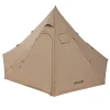 VEVOR Hot Tent for 4 Persons, Camping Tipi Hot Tents with Stove Jack & Inner Tent, Portable Winter Camping Tents with Snow Skirt, Easy Setup, Waterproof 4 Season Shelter Tents for Fishing Backpacking
