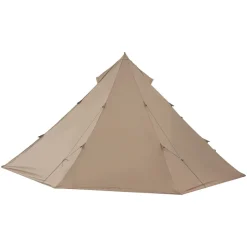 VEVOR Hot Tent for 4 Persons, Camping Tipi Hot Tents with Stove Jack & Inner Tent, Portable Winter Camping Tents with Snow Skirt, Easy Setup, Waterproof 4 Season Shelter Tents for Fishing Backpacking