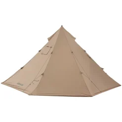 VEVOR Hot Tent for 4 Persons, Camping Tipi Hot Tents with Stove Jack & Inner Tent, Portable Winter Camping Tents with Snow Skirt, Easy Setup, Waterproof 4 Season Shelter Tents for Fishing Backpacking