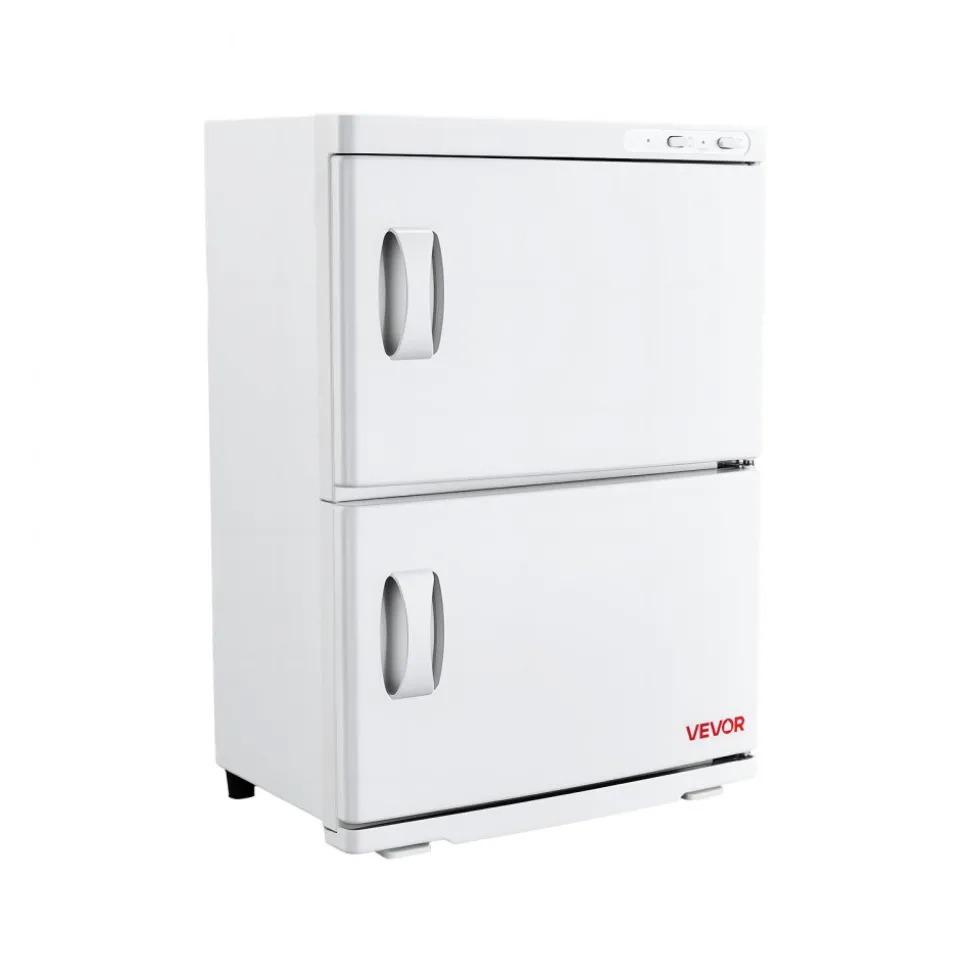 VEVOR Hot Towel Warmer, 5 gal Large Towel Warmer Cabinet with See Through Window, Clip & Stainless Steel Racks, Holds up 36 Towels, All-Round Heating Cabinet for Spa, Barber, Manicures, Massage, Salon
