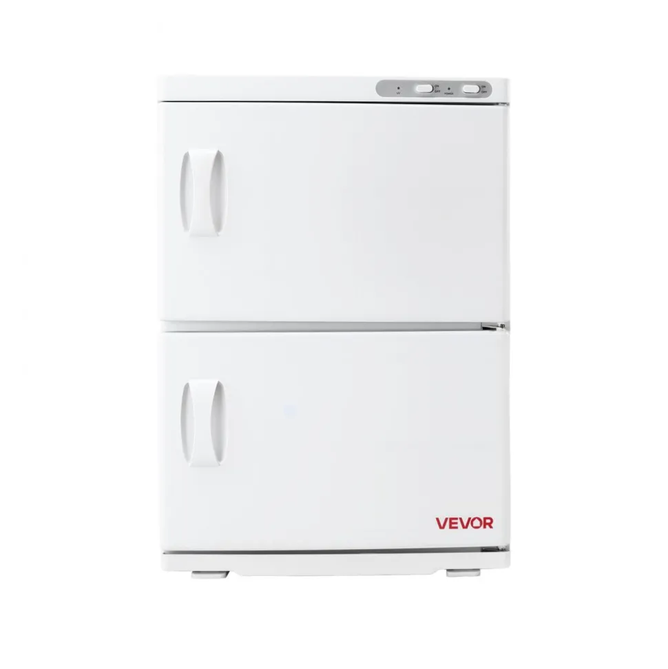 VEVOR Hot Towel Warmer, 5 gal Large Towel Warmer Cabinet with See Through Window, Clip & Stainless Steel Racks, Holds up 36 Towels, All-Round Heating Cabinet for Spa, Barber, Manicures, Massage, Salon