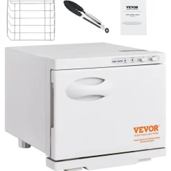 VEVOR Hot Towel Warmer, 8L Spa Hot Towel Warmer Cabinet, 2-in-1 Towel Warmer with Stainless Steel Rack, Holds up to 16 Towels, All-round Heating for Facials, SPA, Massage, Salon, Bathroom, Esthetician