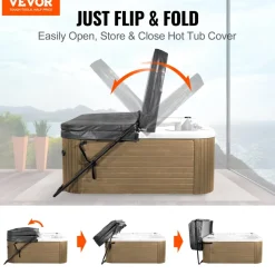 VEVOR Hot Tub Cover Lift, Spa Cover Lift, Height 31.5