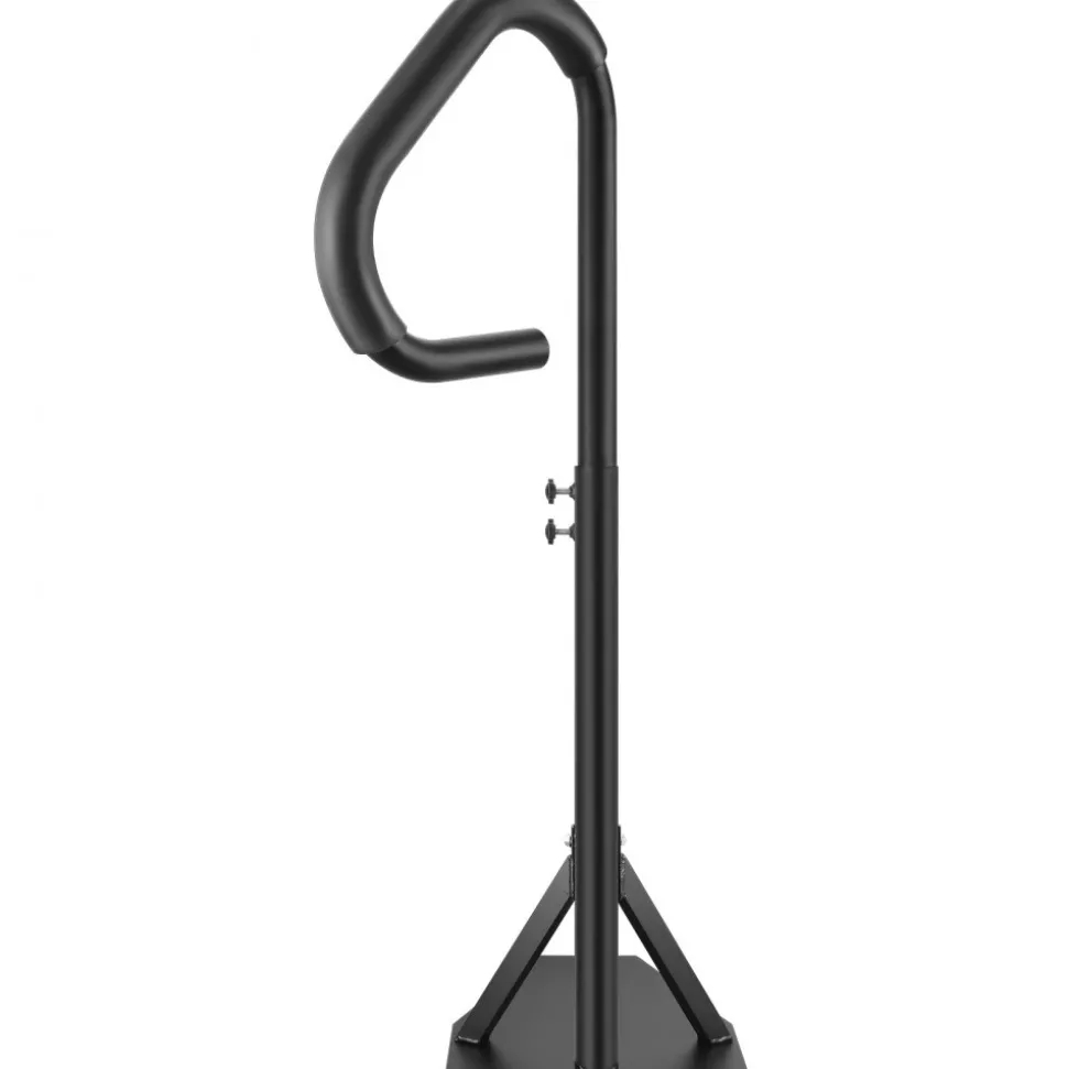 VEVOR Hot Tub Handrail, 360 Rotatable Spa Side Handrail with 35"-57" Adjustable Height, Rust-proof Aluminum Spa Step Hot Tub Hand Rail with Slide-Under Mount Base for Indoor & Outdoor, 600LBS Capacity