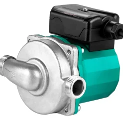 VEVOR Hot Water Recirculating Pump, 93W, 110V Water Circulator Pump, Circulation Pump, 3/4″ G Thread to 1/2″ NPT Brass Adapter, Stainless Steel Head, 3 Speed Control for Electric Water Heater System