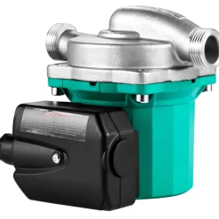 VEVOR Hot Water Recirculating Pump, 93W, 110V Water Circulator Pump, Circulation Pump, 3/4″ G Thread to 1/2″ NPT Brass Adapter, Stainless Steel Head, 3 Speed Control for Electric Water Heater System