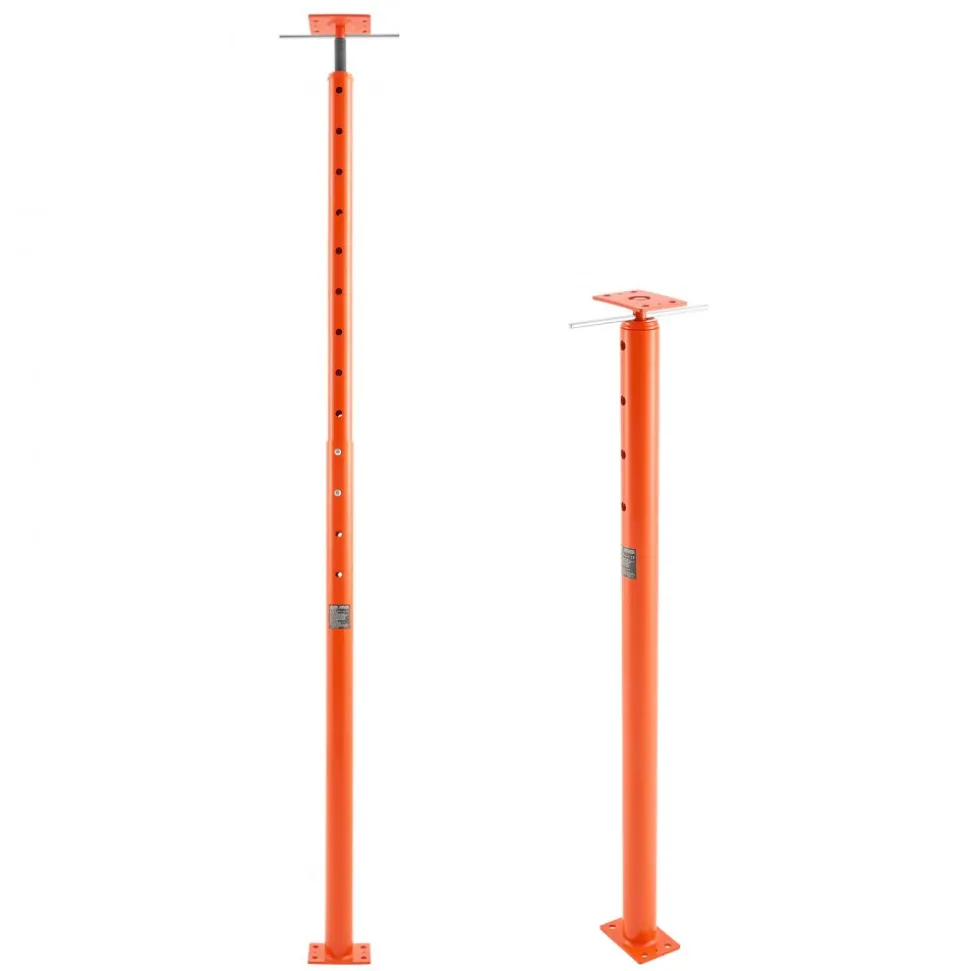 VEVOR House Floor Jack, 53"-93" Height Range, 18000 lbs Max Load Capacity, Adjustable Support Beam Basement Jack Post Pole for Leveling, Lift Support Steel Telescoping Jack Post for Temporary Support