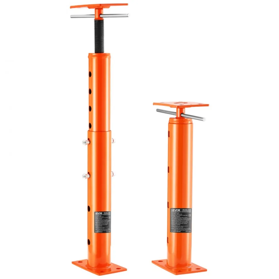 VEVOR House Floor Jack, 19"-36" Height Range, 18000 lbs Max Load Capacity, Adjustable Support Beam Basement Jack Post Pole for Leveling, Lift Support Steel Telescoping Jack Post for Temporary Support