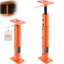 VEVOR House Floor Jacks, 2 Pack 19-36 Inch Height Range, 18000 lbs Max Load Capacity, Adjustable Support Beam Basement Jack Post Pole for Leveling, Lift Steel Telescoping Post for Temporary Support