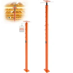 VEVOR House Floor Jacks, 2 Pack 53-93 Inch Height Range, 18000 lbs Max Load Capacity, Adjustable Support Beam Basement Jack Post Pole for Leveling, Lift Steel Telescoping Post for Temporary Support
