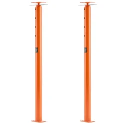 VEVOR House Floor Jacks, 2 Pack 54-150 Inch Height Range, 11200 lbs Max Load Capacity, Adjustable Support Beam Basement Jack Post Pole for Leveling, Lift Steel Telescoping Post for Temporary Support