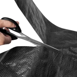 VEVOR House Wrap, 4 x 250 ft, 0.17 mm Thick Vapor Barrier, Heavy Duty Plastic Sheeting for Tear-resistant, Drop Cloth Vapor Barrier Covering for Residential & Commercial Construction, Black