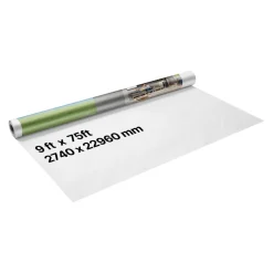 VEVOR House Wrap, 9 x 75 ft, 0.13 mm Thick Vapor Barrier, Heavy Duty Plastic Sheeting for Tear-resistant, Drop Cloth Vapor Barrier Covering for Residential & Commercial Construction, White
