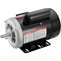 VEVOR 0.75HP Electric Motor 1725 rpm, AC 115V/230V, 56 Frame, Air Compressor Motor Single Phase, 5/8" Keyed Shaft, CW/CCW Rotation for Agricultural Machinery and General Equipment