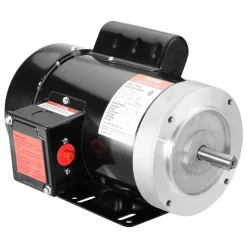 VEVOR 1.5HP Electric Motor 1725 rpm, AC 115V/230V, 56C Frame, Air Compressor Motor Single Phase, 5/8" Keyed Shaft, CW/CCW Rotation for Agricultural Machinery and General Equipment