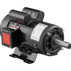 VEVOR 5 HP Electric Motor, 1725RPM Air Compressor Motor, CW/CCW Rotation, 1.125 inch Shaft Diameter, 2.75inch Shaft Length, 20.7N.m Torque, Single-Phase, ODP Cooling, 230V, 184T Frame