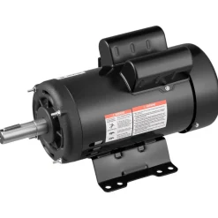 VEVOR 5 HP Electric Motor, 1725RPM Air Compressor Motor, CW/CCW Rotation, 1.125 inch Shaft Diameter, 2.75inch Shaft Length, 20.7N.m Torque, Single-Phase, ODP Cooling, 230V, 184T Frame