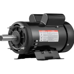 VEVOR 5 HP Electric Motor, 1725RPM Air Compressor Motor, CW/CCW Rotation, 1.125 inch Shaft Diameter, 2.75inch Shaft Length, 20.7N.m Torque, Single-Phase, ODP Cooling, 230V, 184T Frame