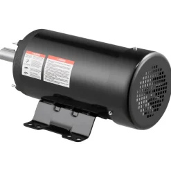 VEVOR 5 HP Electric Motor, 1725RPM Air Compressor Motor, CW/CCW Rotation, 1.125 inch Shaft Diameter, 2.75inch Shaft Length, 20.7N.m Torque, Three-Phase, TEFC Cooling, 230V/460V, 184T Frame