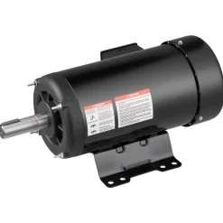 VEVOR 5 HP Electric Motor, 1725RPM Air Compressor Motor, CW/CCW Rotation, 1.125 inch Shaft Diameter, 2.75inch Shaft Length, 20.7N.m Torque, Three-Phase, TEFC Cooling, 230V/460V, 184T Frame