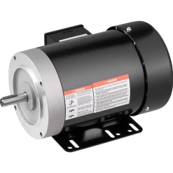 VEVOR 1 HP Electric Motor, 1725RPM Air Compressor Motor, CW/CCW Rotation, 5/8 inch Shaft Diameter, 1.88inch Shaft Length, 4.1N.m Torque, Three-Phase, TEFC Cooling, 230V/460V, 56C Frame