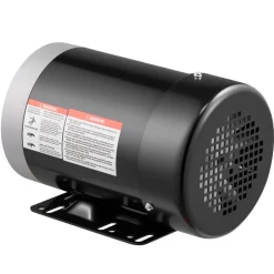VEVOR 1 HP Electric Motor, 1725RPM Air Compressor Motor, CW/CCW Rotation, 5/8 inch Shaft Diameter, 1.88inch Shaft Length, 4.1N.m Torque, Three-Phase, TEFC Cooling, 230V/460V, 56C Frame