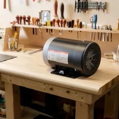 VEVOR 1 HP Electric Motor, 1725RPM Air Compressor Motor, CW/CCW Rotation, 5/8 inch Shaft Diameter, 1.88inch Shaft Length, 4.1N.m Torque, Three-Phase, TEFC Cooling, 230V/460V, 56C Frame