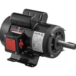 VEVOR 3 HP Electric Motor, 1750RPM Air Compressor Motor, CW/CCW Rotation, 1.125 inch Shaft Diameter, 2.75inch Shaft Length, 12N.m Torque, Single-Phase, TEFC Cooling, 230V, 184T Frame