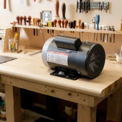VEVOR 1 HP Electric Motor, 1725RPM Air Compressor Motor, CW/CCW Rotation, 5/8 inch Shaft Diameter, 1.88inch Shaft Length, 4.1N.m Torque, Single-Phase, TEFC Cooling, 115V/230V, 56 Frame