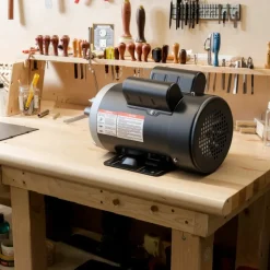 VEVOR 5 HP Electric Motor, 3450RPM Air Compressor Motor, CW/CCW Rotation, 0.875 inch Shaft Diameter, 2.25inch Shaft Length, 10.14N.m Torque, Single-Phase, 230V, TEFC Cooling