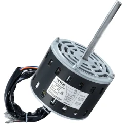 VEVOR 1/3HP Furnace Blower Motor, 110/120V 4.4Amps, 1075RPM 4 Speeds, CW/CCW Rotation, 48 Frame 5.2