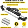 VEVOR 300HP Hydraulic Boat Steering Kit, Hydraulic Steering Helm Pump, Aluminum Alloy Steering Cylinder, 13.5" Steering Wheel with 10" Hydraulic Steering Hose for Boat Steering System