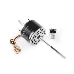 VEVOR 1/3HP RV Air Conditioner Motor with Capacitor, AC115V 3A, 1675 RPM, Replacement for Coleman Mach RV AC Fan Motor, Replaces Fasco D1092, 1468-306, 1468-3068, 1468-3069, 7184-0156, 7184-0432