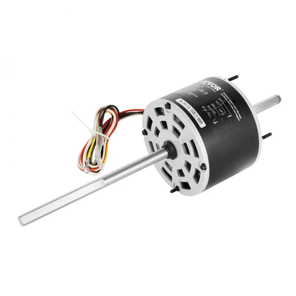 VEVOR 1/3HP RV Air Conditioner Motor with Capacitor, AC115V 3A, 1675 RPM, Replacement for Coleman Mach RV AC Fan Motor, Replaces Fasco D1092, 1468-306, 1468-3068, 1468-3069, 7184-0156, 7184-0432
