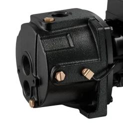 VEVOR 1 HP Shallow Well Jet Pump, AC 115/230 Volt, 1400 GPH Dual Voltage Cast Iron Well Jet Pump, with 164 ft Max Head Lift, Automatic Pressure Switch, for Garden Irrigation Lawn Sprinkler System