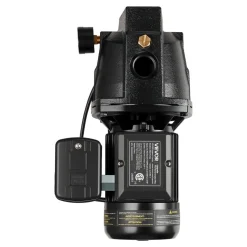 VEVOR 1/2 HP Shallow Well Jet Pump, AC 115/230 Volt, 790 GPH Dual Voltage Cast Iron Well Jet Pump, with 147 ft Max Head Lift, Automatic Pressure Switch, for Garden Irrigation Lawn Sprinkler System