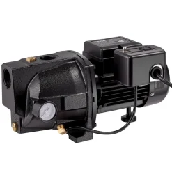 VEVOR 1/2 HP Shallow Well Jet Pump, AC 115/230 Volt, 790 GPH Dual Voltage Cast Iron Well Jet Pump, with 147 ft Max Head Lift, Automatic Pressure Switch, for Garden Irrigation Lawn Sprinkler System